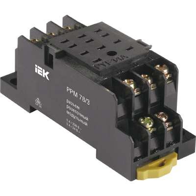 Разъем модульный РРМ78/3(PYF11A) для РЭК78/3(MY3) IEK RRP20D-RRM-3