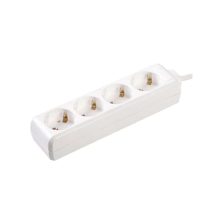 Удлинитель 4х1.5м без заземл. 10А IP20 У4 2P 250В 2х0.75 IEK WYP10-06-04-01-N