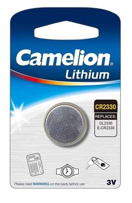 Элемент питания литиевый CR2330 BL-1 (блист.1шт) Camelion 3074