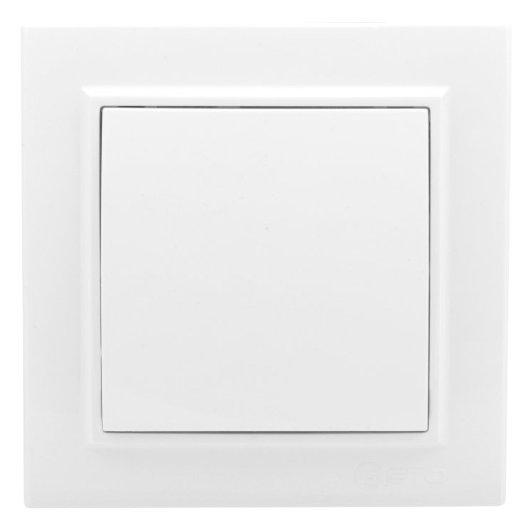 Выключатель 1-кл. СП Минск 10А IP20 бел. Basic EKF ERV10-021-10