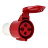 Розетка кабельная 16А 380В 3P+РЕ IP44 (214) EKF ps-214-16-380