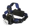 Фонарь аккумуляторный налобный E150 CREE 3Вт фокус 3 режима 220В пластик. черн. (бокс) Ultraflash 12188
