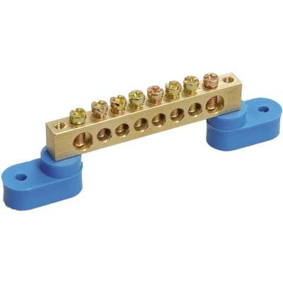Шина нулевая ШНИ-6х9-24 У2-С на 2-х. угл. изол. IEK YNN10-69-24C2-K07