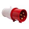 Вилка переносная 014 16А 3P+PE 380В IP44 EKF ps-014-16-380