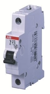 Выключатель автоматический модульный 1п C 1А 6кА S201 C1 ABB 2CDS251001R0014