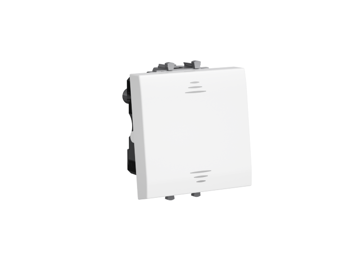 Переключатель модульный 1-кл. 2мод. Avanti "Белое облако" 16А IP20 бел. DKC 4400112