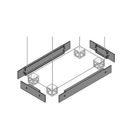 Комплект фланца цоколя 100х600мм (2шт) ABB ZN6000