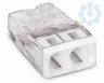 Клемма 2х(0.5-2.5мм) 2-хпроводн. для распред. короб. (без п) WAGO 2273-202