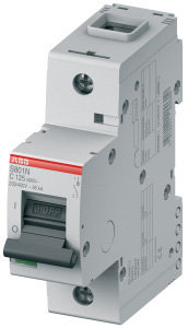 Выключатель автоматический модульный 1п C 100А 25кА S801C ABB 2CCS881001R0824