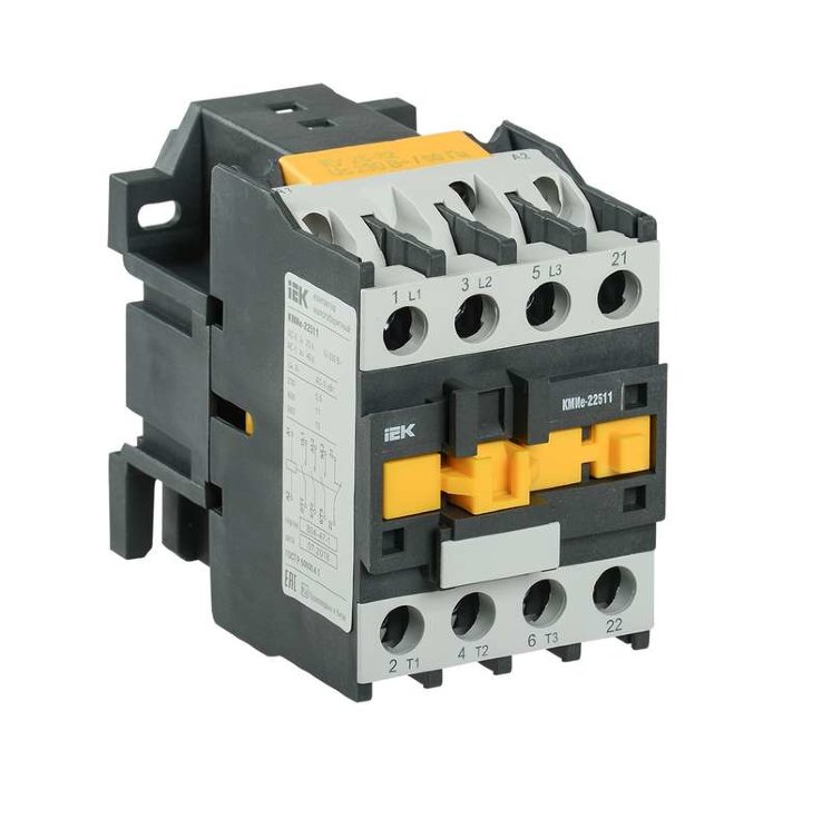 Контактор КМИе-22510 25А 230В/АС3 1НО IEK KKME21-025-230-10