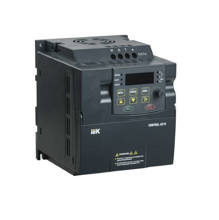 Преобразователь частоты CONTROL-A310 380В 3ф 0.75кВт 2.3А IEK CNT-A310D33V0075TEZ