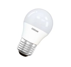 Лампа светодиодная LED Star Classic P 60 6.5W/840 6.5Вт шар матовая 4000К нейтр. бел. E27 550лм 220-240В пластик. OSRAM 4058075134324